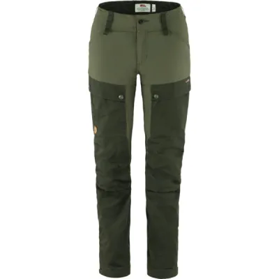 Fjällräven Keb Trousers W Reg - Deep Forest-laurel Green - Naiset - 38 - Partioaitta, kuva 1 / 1