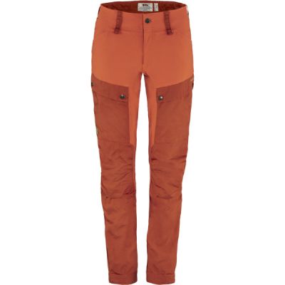 Fjällräven Keb Trousers W Reg - Cabin Red-rowan Red - Naiset - 34 - Partioaitta