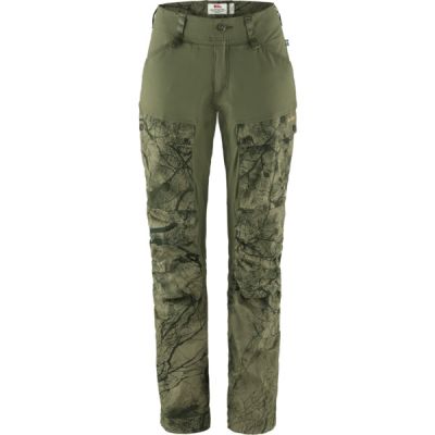 Fjällräven Keb Trousers W Reg - Green Camo-laurel Green - Naiset - 40 - Partioaitta | Alk. 149,00 €