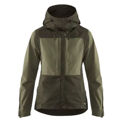 Fjällräven Keb Jacket W - Deep Forest-laurel Green - Naiset - L - Partioaitta, kuva 1 / 1