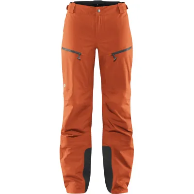 Fjällräven Bergtagen Eco-shell Trousers W - Hokkaido Orange - Naiset - 42 - Partioaitta, kuva 1 / 1
