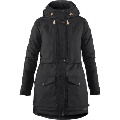 Talvitakki Fjällräven Singi Wool Padded Parka W - Black - Naiset - M - Partioaitta