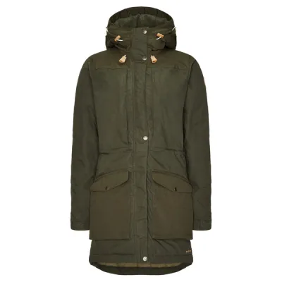 Talvitakki Fjällräven Singi Wool Padded Parka W - Deep Forest - Naiset - XS - Partioaitta, kuva 1 / 1