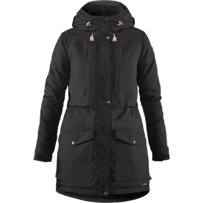 Talvitakki Fjällräven Singi Wool Padded Parka W - Black - Naiset - XL - Partioaitta, kuva 1 / 1