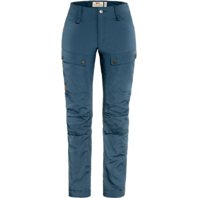 Fjällräven Keb Trousers Curved W Short - Indigo Blue - Naiset - 36 - Partioaitta