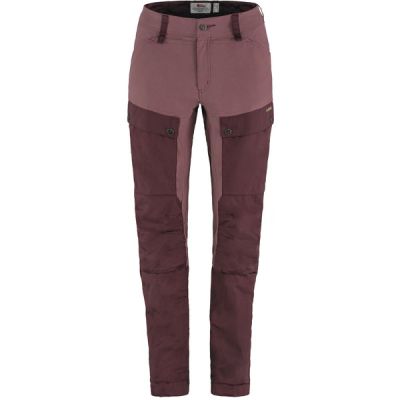 Fjällräven Keb Trousers Curved W Short - Port-mesa Purple - Naiset - 38 - Partioaitta