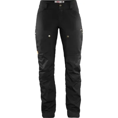 Fjällräven Keb Trousers Curved W Reg - Black - Naiset - 32 - Partioaitta, kuva 1 / 1