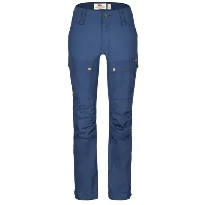 Fjällräven Keb Trousers Curved W Reg - Indigo Blue - Naiset - 34 - Partioaitta, kuva 1 / 1