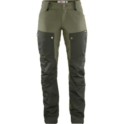 Fjällräven Keb Trousers Curved W Reg - Deep Forest-laurel Green - Naiset - 40 - Partioaitta, kuva 1 / 1