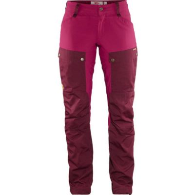 Fjällräven Keb Trousers Curved W Reg - Dark Garnet-plum - Naiset - 38 - Partioaitta | Alk. 149,00 €