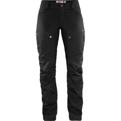 Fjällräven Keb Trousers Curved W Reg - Black - Naiset - 48 - Partioaitta