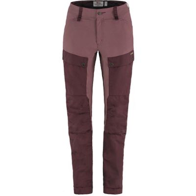 Fjällräven Keb Trousers Curved W Reg - Port-mesa Purple - Naiset - 42 - Partioaitta