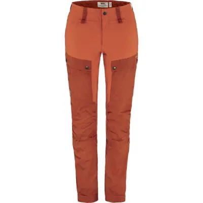 Fjällräven Keb Trousers Curved W Reg - Cabin Red-rowan Red - Naiset - 46 - Partioaitta, kuva 1 / 1