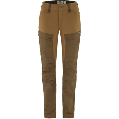 Fjällräven Keb Trousers Curved W Reg - Timber Brown-chestnut - Naiset - 48 - Partioaitta, kuva 1 / 1