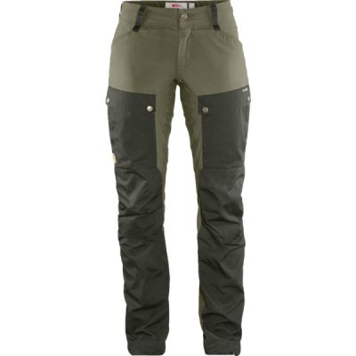 Fjällräven Keb Trousers Curved W Reg - Deep Forest-laurel Green - Naiset - 38 - Partioaitta