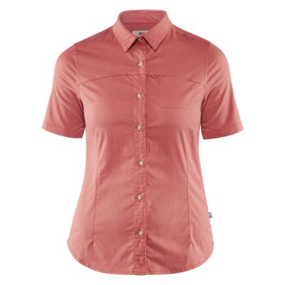 Fjällräven High Coast Stretch Shirt Ss W - Dahlia - Naiset - XL - Partioaitta
