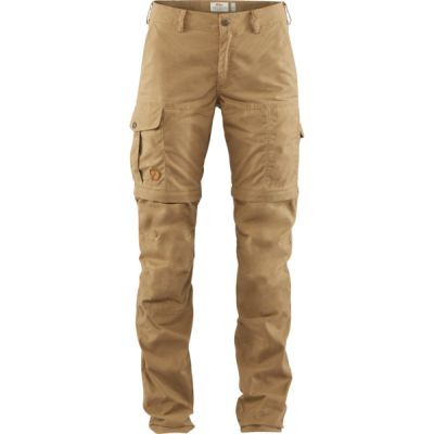 Fjällräven Karla Pro Zip-off Trousers W - Dark Sand - Naiset - 48 - Partioaitta