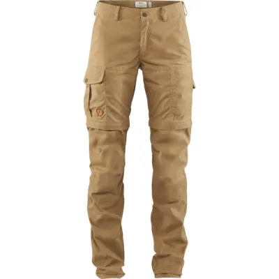 Fjällräven Karla Pro Zip-off Trousers W - Dark Sand - Naiset - 46 - Partioaitta, kuva 1 / 1