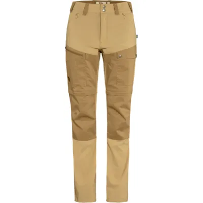 Fjällräven Abisko Midsummer Zip Off Trousers W - Dune Beige-buckwheat Brown - Naiset - 48 - Partioaitta, kuva 1 / 1