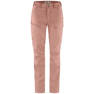 Fjällräven Abisko Midsummer Zip Off Trousers W - Dusty Rose - Naiset - 36 - Partioaitta, kuva 1 / 1