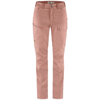 Fjällräven Abisko Midsummer Zip Off Trousers W - Dusty Rose - Naiset - 46 - Partioaitta