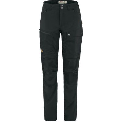 Fjällräven Abisko Midsummer Zip Off Trousers W - Black - Naiset - 42 - Partioaitta