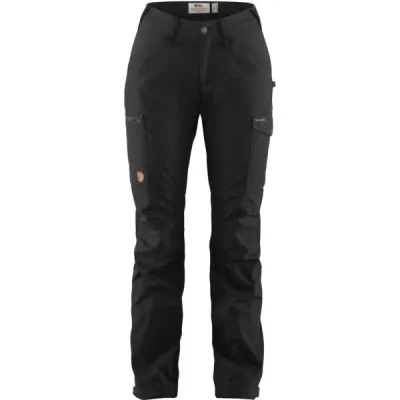 Fjällräven Kaipak Trousers Curved W - Black - Naiset - 36 - Partioaitta, kuva 1 / 1