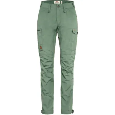 Fjällräven Kaipak Trousers Curved W - Patina Green - Naiset - 46 - Partioaitta, kuva 1 / 1