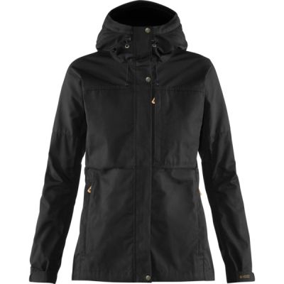 Fjällräven Kaipak Jacket W - Black - Naiset - L - Partioaitta
