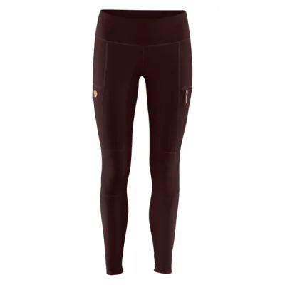 Fjällräven Abisko Trail Tights W - Dark Garnet - Naiset - XS - Partioaitta, kuva 1 / 1