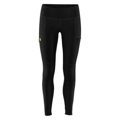 Fjällräven Abisko Trail Tights W - Black - Naiset - XXS - Partioaitta