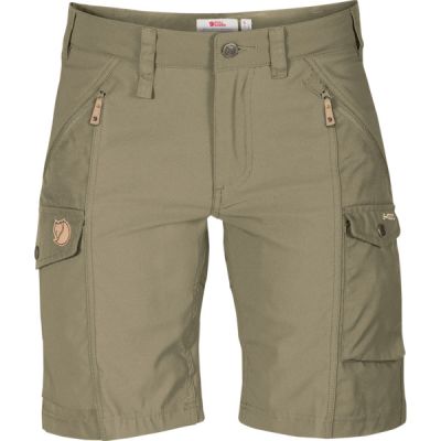 Fjällräven Nikka Shorts Curved W - Light Olive - Naiset - 36 - Partioaitta