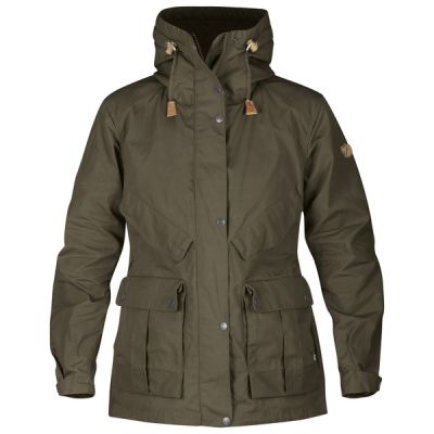 Fjällräven Jacket No. 68 W - Dark Olive - Naiset - XXS - Partioaitta