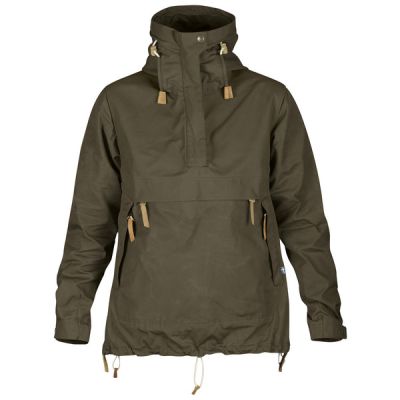 Fjällräven Anorak No. 8 W - Dark Olive - Naiset - XL - Partioaitta