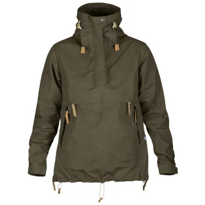 Fjällräven Anorak No. 8 W - Dark Olive - Naiset - M - Partioaitta, kuva 1 / 1