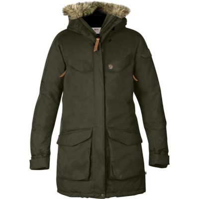 Talvitakki Fjällräven Nuuk Parka W - Laurel Green - Naiset - XXS - Partioaitta