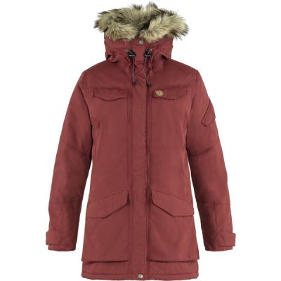 Talvitakki Fjällräven Nuuk Parka W - Red Oak - Naiset - M - Partioaitta
