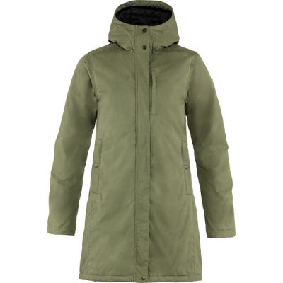 Talvitakki Fjällräven Kiruna Padded Parka W - Green - Naiset - S - Partioaitta