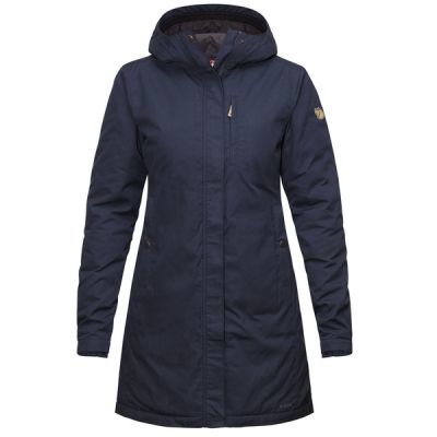 Talvitakki Fjällräven Kiruna Padded Parka W - Dark Navy - Naiset - S - Partioaitta