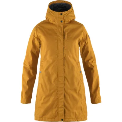 Talvitakki Fjällräven Kiruna Padded Parka W - Acorn - Naiset - M - Partioaitta, kuva 1 / 1