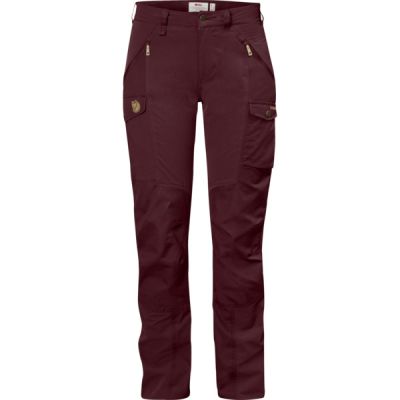 Fjällräven Nikka Trousers Curved W - Dark Garnet - Naiset - 44 - Partioaitta | Alk. 189,90 €