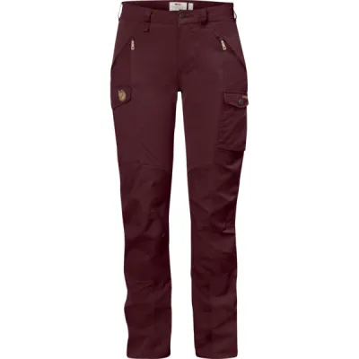 Fjällräven Nikka Trousers Curved W - Dark Garnet - Naiset - 38 - Partioaitta, kuva 1 / 1