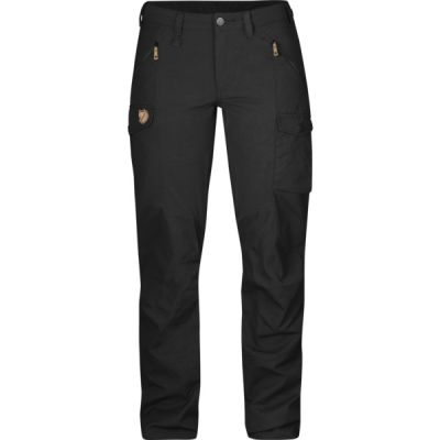 Fjällräven Nikka Trousers Curved W - Black - Naiset - 34 - Partioaitta