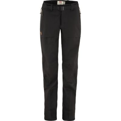 Fjällräven Keb Eco-shell Trousers W - Black - Naiset - XXS - Partioaitta
