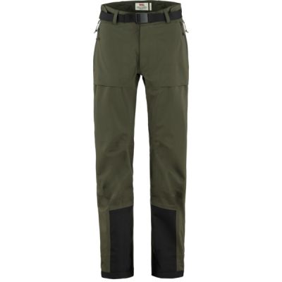 Fjällräven Keb Eco-shell Trousers W - Deep Forest - Naiset - L - Partioaitta