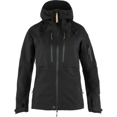 Fjällräven Keb Eco-shell Jacket W - Black - Naiset - XS - Partioaitta, kuva 1 / 1