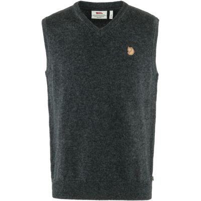 Fjällräven Övik Wool Vest M - Dark Grey - Miehet - L - Partioaitta