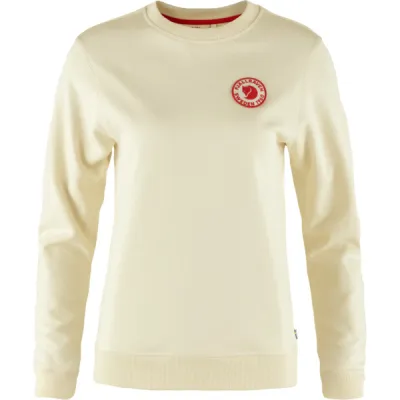 Fjällräven 1960 Logo Badge Sweater W - Chalk White - Naiset - XL - Partioaitta, kuva 1 / 1