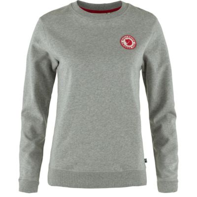 Fjällräven 1960 Logo Badge Sweater W - Grey-melange - Naiset - XXS - Partioaitta