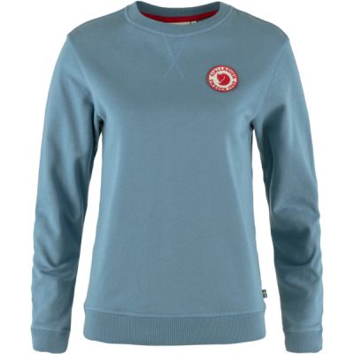 Fjällräven 1960 Logo Badge Sweater W - Dawn Blue - Naiset - M - Partioaitta